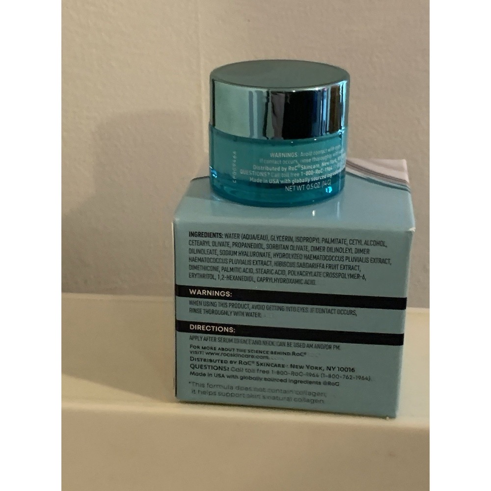 RoC Advanced Hydration+ Water Cream Fragrance Free Hyaluronic Acid  1.7oz NEW! - Picture 2 of 3